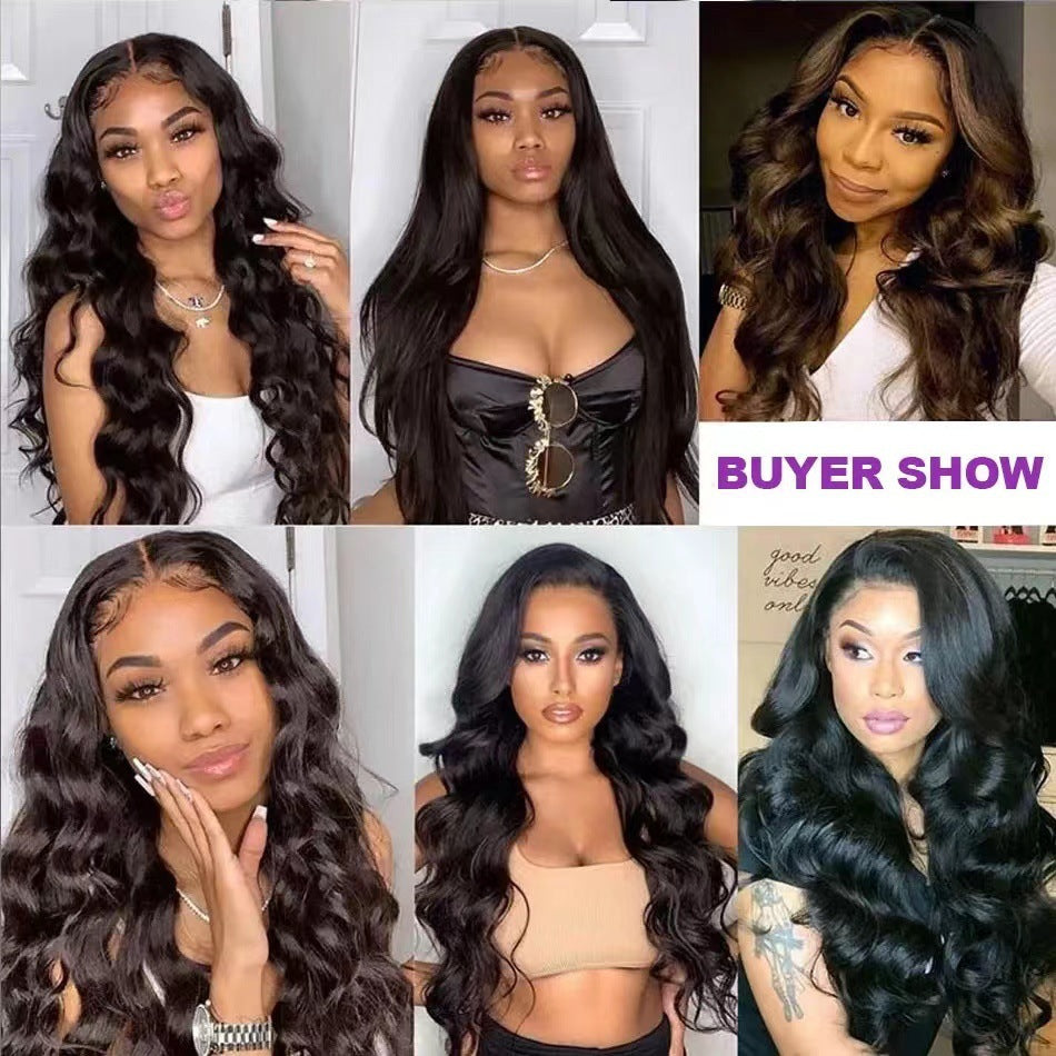 Womens Long Curly Wig With A Lace Front Cap